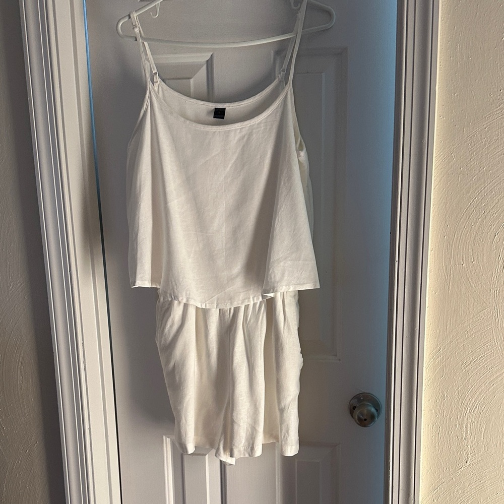 Chic White Women's Jumpsuit